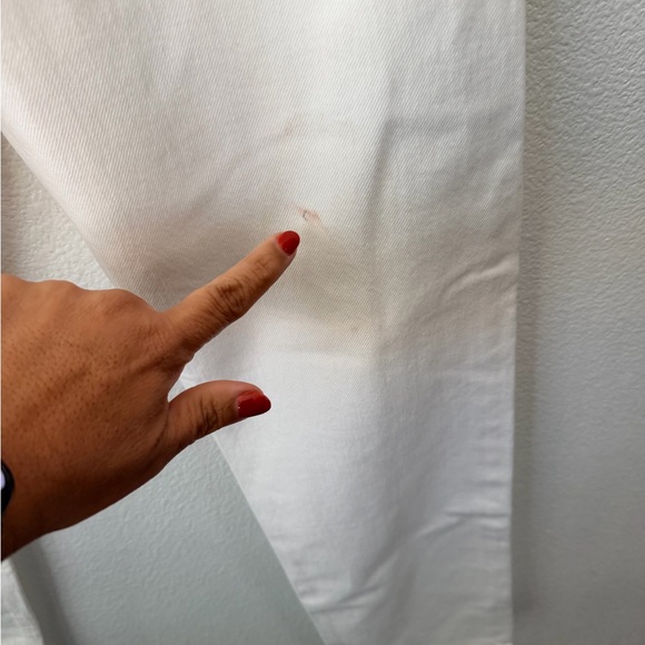 Agolde 90’s Pinch Waist High Rise Straight Jean Marshmallow White Size 23 - Picture 7 of 14